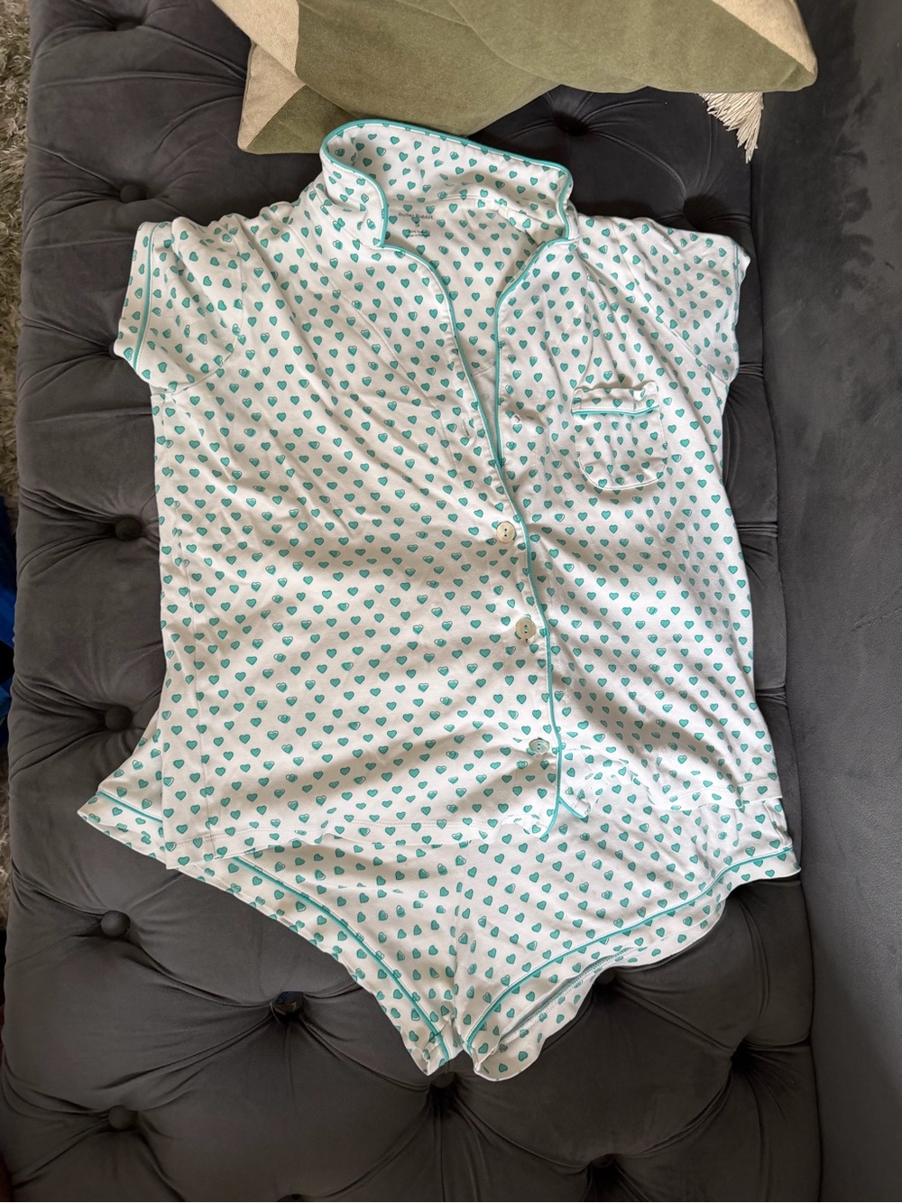 Roller rabbit hearts pajamas